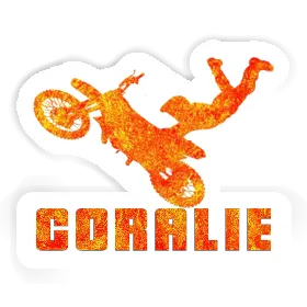 Sticker Motocross Rider Coralie Image