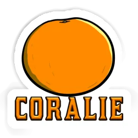 Orange Sticker Coralie Image