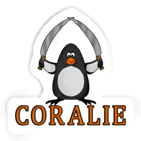 Fighting Penguin Sticker Coralie Image