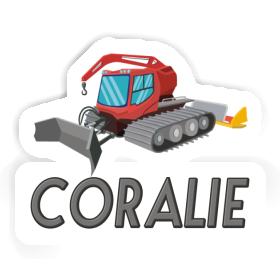 Sticker Snow Groomer Coralie Image