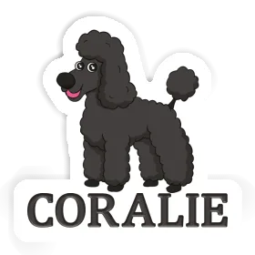 Sticker Poodle Coralie Image