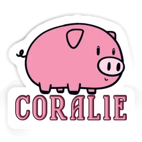 Sticker Pig Coralie Image