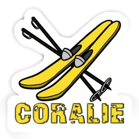 Coralie Sticker Ski Image