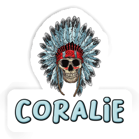 Coralie Sticker Indian Image