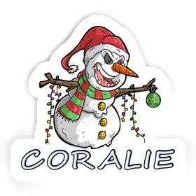 Sticker Snowman Coralie Image