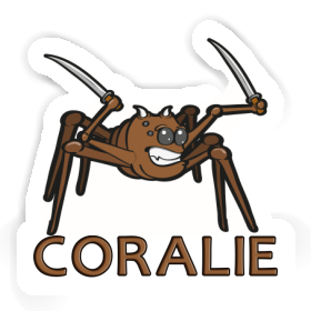 Fighting Spider Sticker Coralie Image