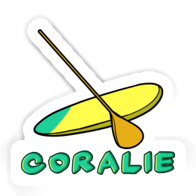 Stand Up Paddle Sticker Coralie Image