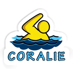 Coralie Sticker Swimmer Image