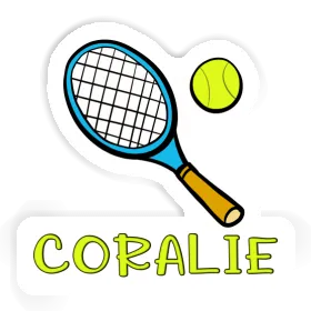 Sticker Coralie Tennis Racket Image