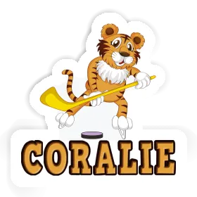 Ice-Hockey Player Sticker Coralie Image