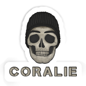 Sticker Coralie Skull Image