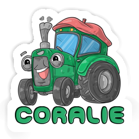 Sticker Tractor Coralie Image