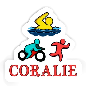 Sticker Coralie Triathlete Image