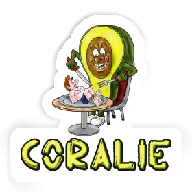 Coralie Sticker Avocado Image