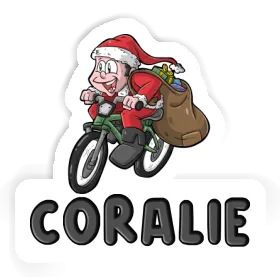 Cyclist Sticker Coralie Image