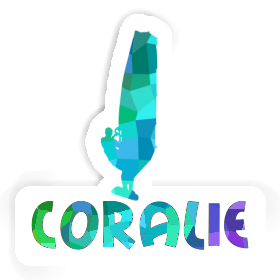 Sticker Coralie Windsurfer Image