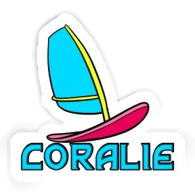 Coralie Sticker Windsurf Board Image