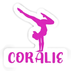 Sticker Coralie Yoga Woman Image