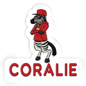 Zebra Sticker Coralie Image