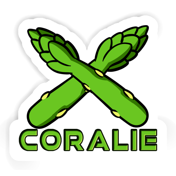 Coralie Sticker Asparagus Notebook Image