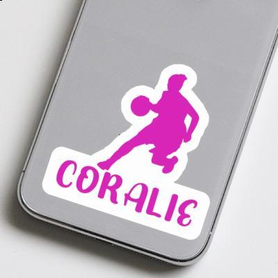 Coralie Sticker Basketballspielerin Laptop Image