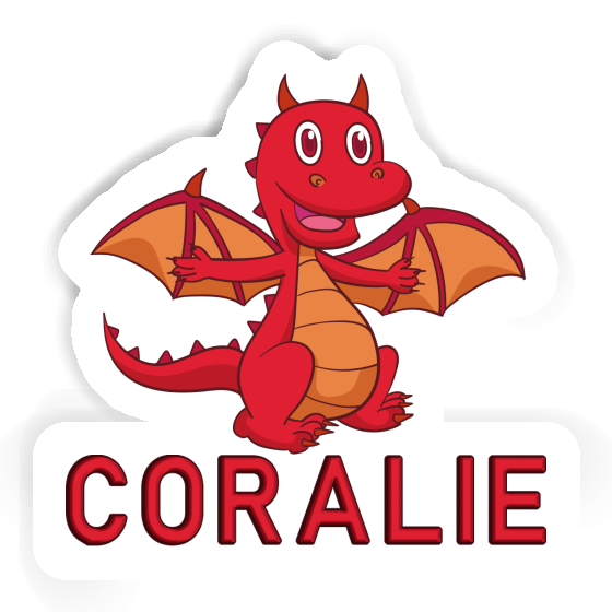 Sticker Coralie Baby Dragon Laptop Image