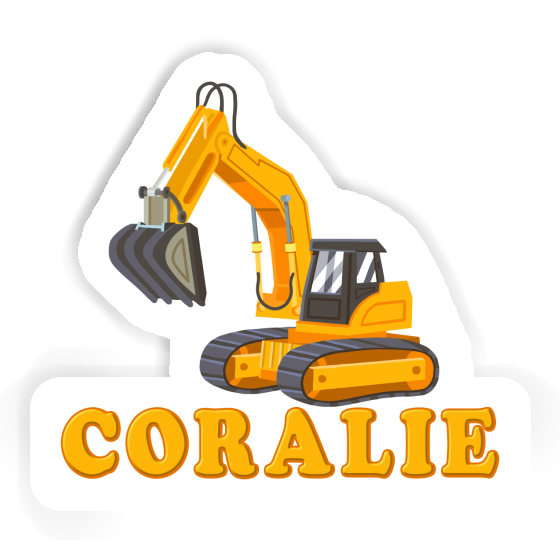 Sticker Coralie Excavator Gift package Image