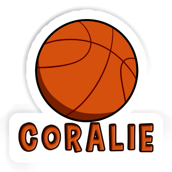 Coralie Sticker Basketball Notebook Image