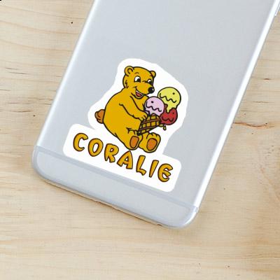 Bear Sticker Coralie Notebook Image