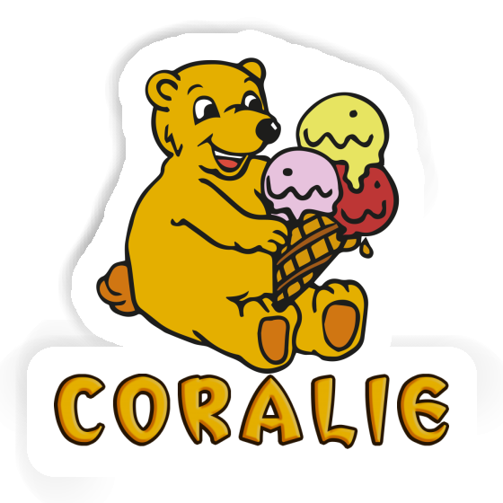 Bear Sticker Coralie Image