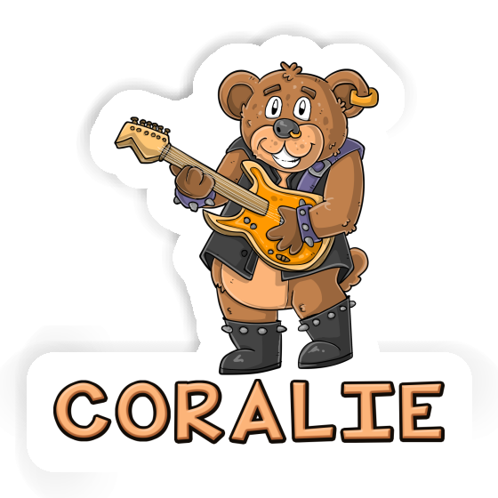 Sticker Guitarist Coralie Laptop Image