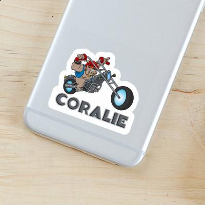 Coralie Sticker Biker Image