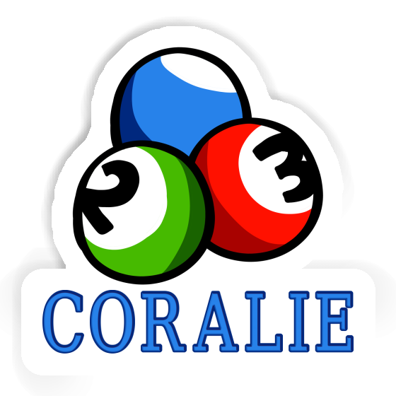 Coralie Sticker Billiard Ball Notebook Image