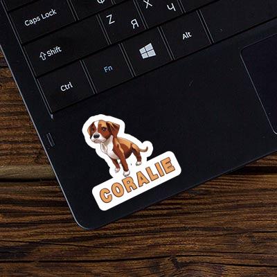 Sticker Boxer Dog Coralie Image