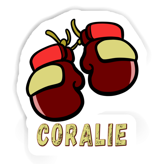 Sticker Boxing Glove Coralie Laptop Image