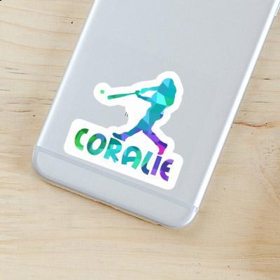 Coralie Sticker Baseball Player Gift package Image