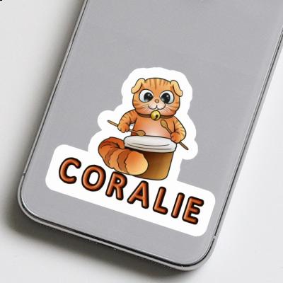 Coralie Sticker Drummer Notebook Image