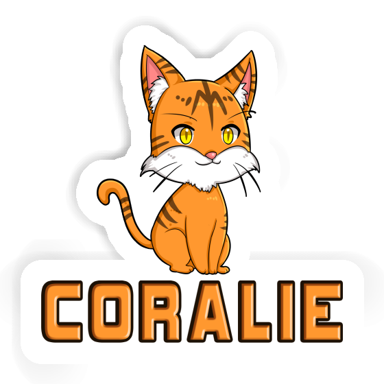 Cat Sticker Coralie Notebook Image