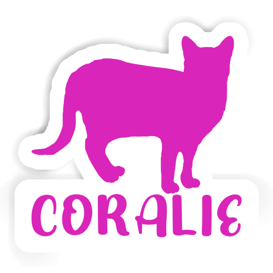 Sticker Cat Coralie Laptop Image