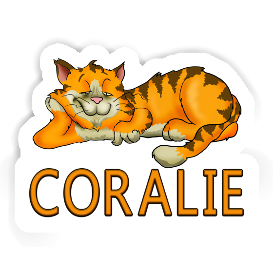 Sticker Cat Coralie Laptop Image