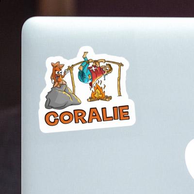 Cervelat Sticker Coralie Laptop Image