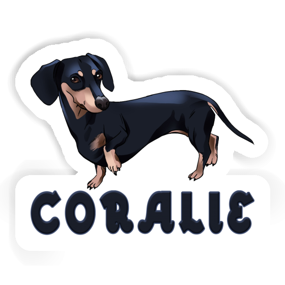 Dachshund Sticker Coralie Image