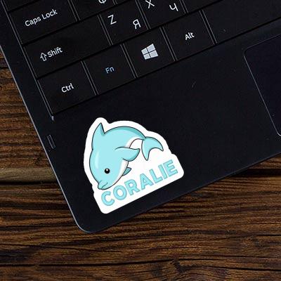 Sticker Coralie Dolphin Notebook Image