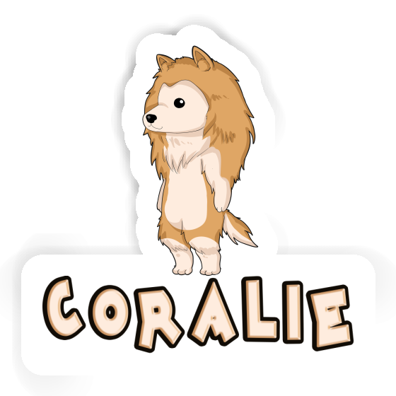 Collie Sticker Coralie Notebook Image