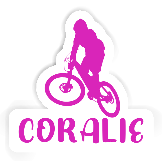 Coralie Sticker Downhiller Laptop Image