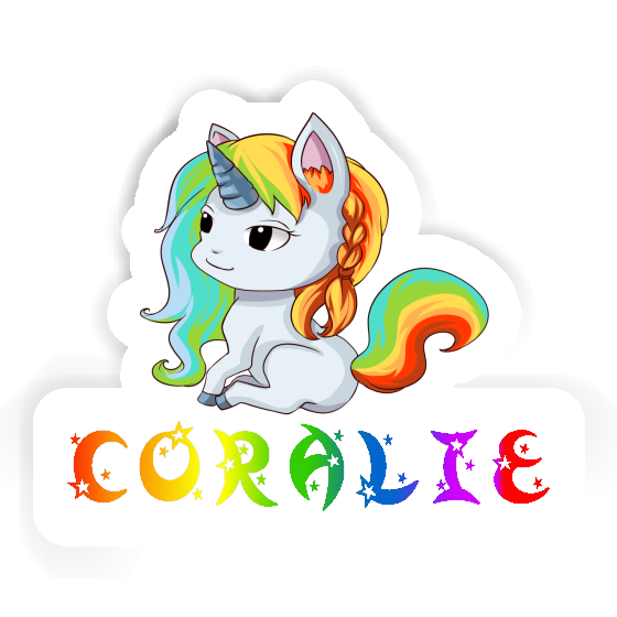 Coralie Sticker Unicorn Image