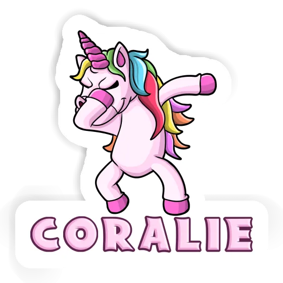 Coralie Sticker Unicorn Notebook Image