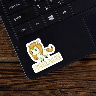 Sticker Coralie Unicorn Laptop Image