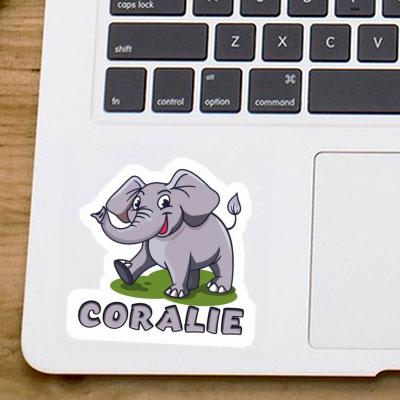 Elephant Sticker Coralie Image