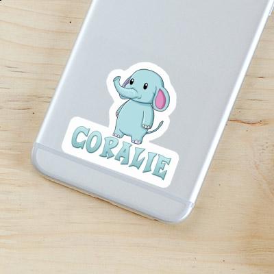 Coralie Sticker Elephant Laptop Image